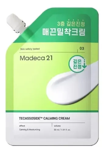 Crema Facial Hidratante Madeca 21 Tecassoside Calming 30 Ml Todo Tipo De Piel Día/noche