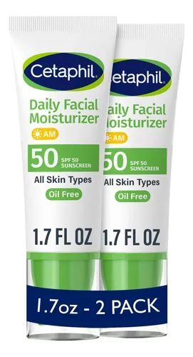 Crema Hidratante Facial Cetaphil Daily Spf 50 50 Ml (paquete
