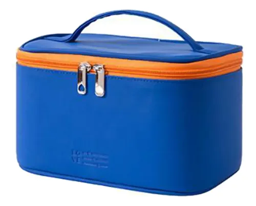 Neceser De Maquillaje Resistente Al Agua, Neceser Azul Ha