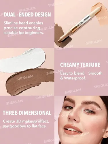 Sheglam Fine Line 2 In 1 Nose Contour & Highlight Pen