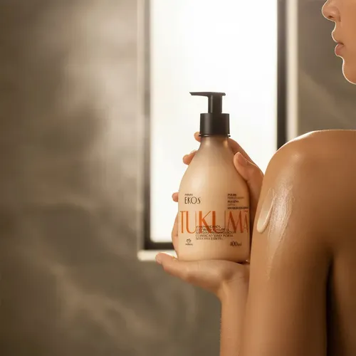 Crema Corporal Hidratante En Pulpa Natura Ekos Con Activo Tukumá De 400 Ml