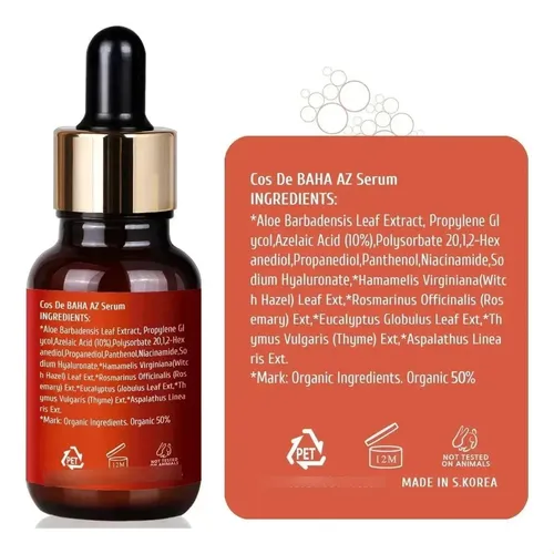 Sérum Facial Premium Cos Baha Con 10% De Ácido Azelaico X