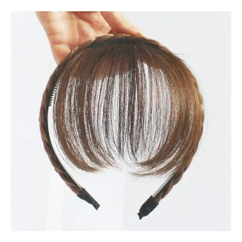 Pelucas Sintéticas Con Flequillo De Diadema Ajustable Para Y
