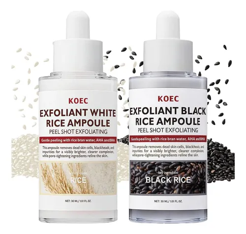 Angel Silk Peel Shot Glow Rice Ampoule Duo