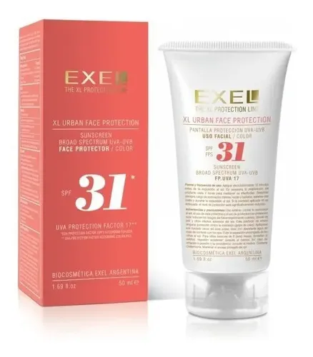 Protector Solar Facial Con Color Exel Factor 31 Spf 50ml