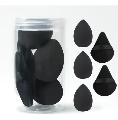 Set De 5 Esponjas De Maquillaje Y Polvos En Triángulo
