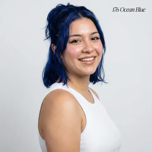 Tinte Semipermanente Adore 176 Azul Océano, 4 Onzas
