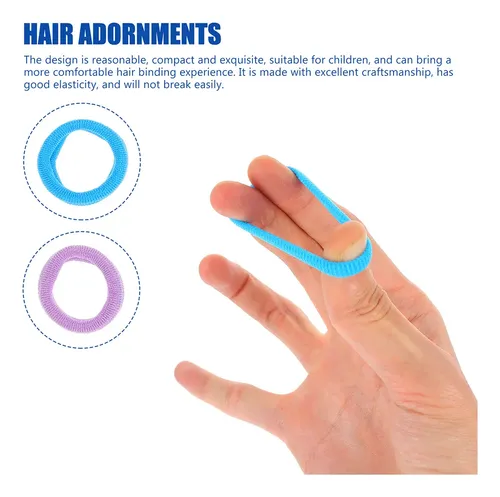 / 300 Unidades De Cintas Elásticas For El Pelo For Niños, Z