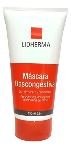 Mascara Descongestiva Refrescante Humectante Lidherma 150gr.