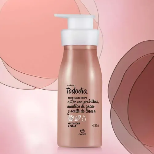 Crema Nutritiva Tododia Nuez Pecán y Cacao 400 ml Natura Tododia