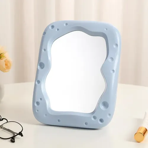 Espejo De Dormitorio Estudiantil Minimalista E Irregular