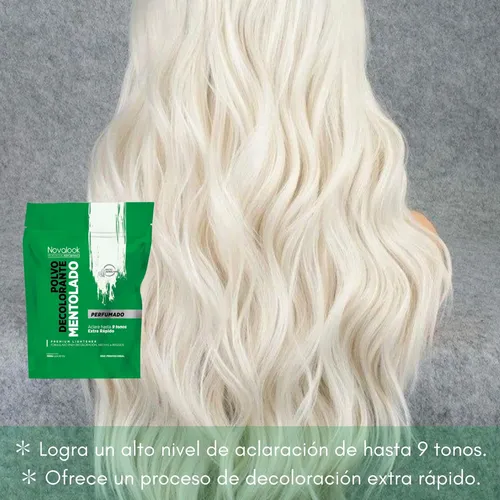 Polvo Decolorante Novalook Mentolado 700 Calmante Fresco
