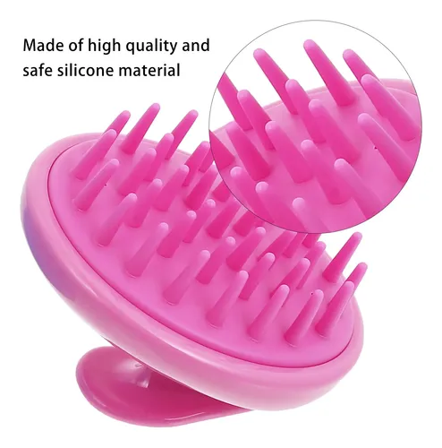 5 Peines De Masaje Para El Cabello Y El Cuero Cabelludo Para Assorted (purple, Blue, Pink, Yellow)