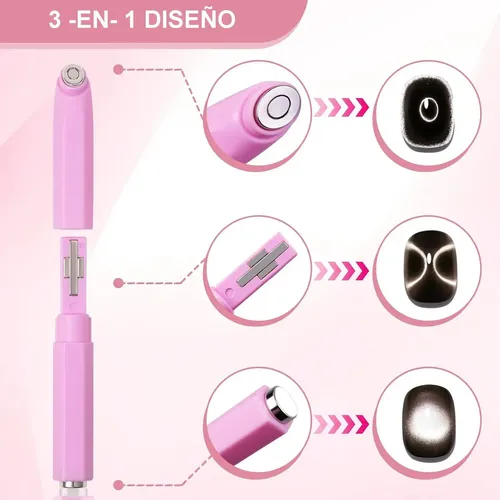 Magnet 3 – 1 Para Esmalte De Uñas En Gel Con Efecto Ojo De G