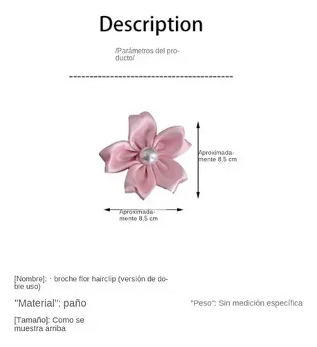 Broche For El Cabello Con Forma De Flor Cerezo 2026