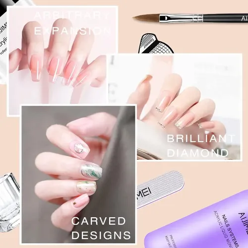 Kit De Uñas Acrílicas Profesional Aijimei Set A