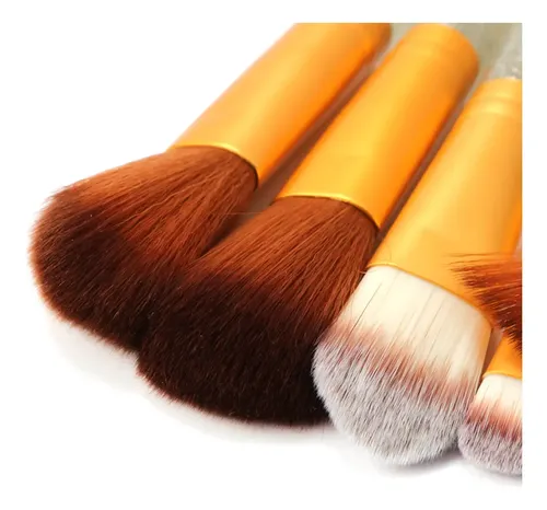 Set Cosmético Corrector De Colorete En Polvo Plata Dorada