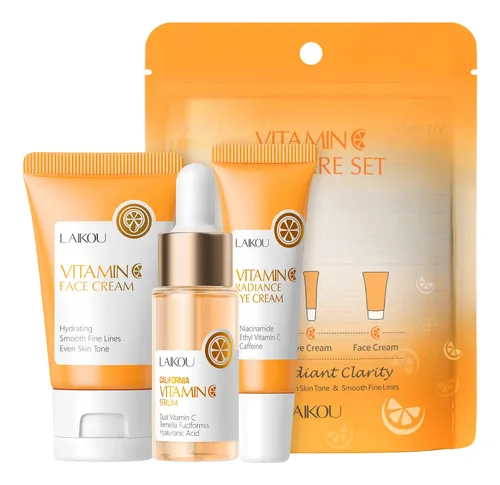 Tratamiento Facial Vitamina C Y Niacinamida – Kit De 3 Pasos