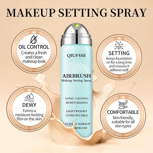 Base Aerógrafo Con Spray Fijador Qiufsse 02 Beige