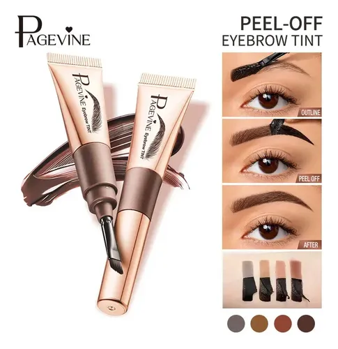 4 Colores Cejas Peel Off Waterproof Semipermanente