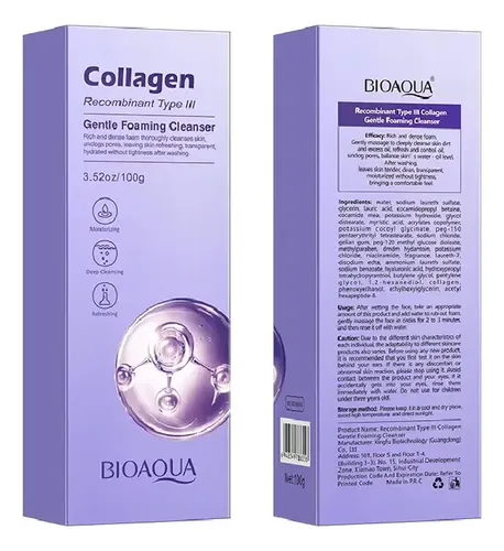 Crema Limpidora De Colágeno Hidratante Bioaqua 100g
