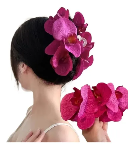 Yhyt Pinza Para El Pelo Ethereal Ombré Phalaenopsis 1 Yt Magenta