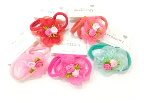 Pack X 36 Colitas De Pelo Nenas Colores Surtidos
