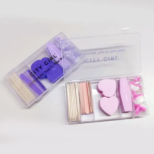 Kit Limpieza Manicura Semipermanente Limas Uñas City Girl