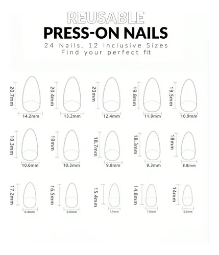 Adhesivos Cortos Para Uñas Con Forma De Almendra Baby Pink