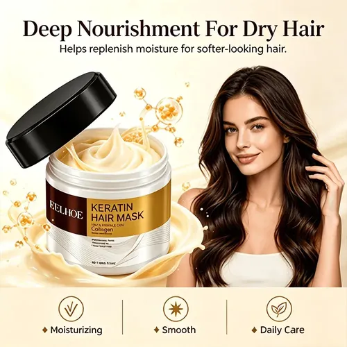 2 Mascarillas Colágeno Cabello Dañado Hidrata