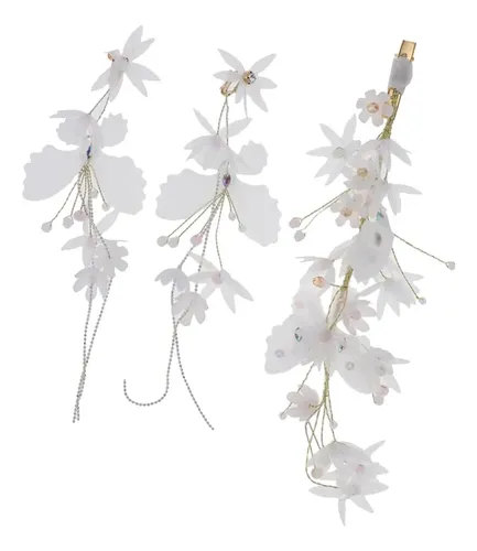 Tela Nupcial Mariposa Pinza De Cabellero Tiara Accesorios