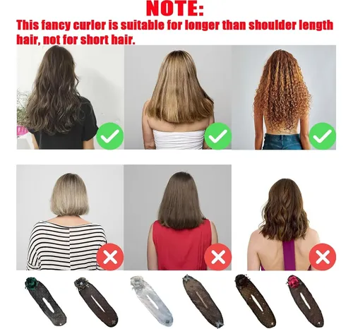 Hacedor De Moños Dumwick 2pcs-ab Para Cabello Largo Y