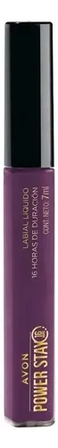 Labial Líquido Power Stay 16 Hrs Mate 6 Ml – Avon Color POWER ON PLUM