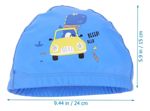 Gorro De Natación Con Dibujos Animados, Gorro De Natación De