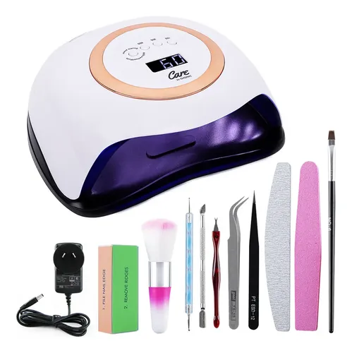 Cabina Para Uñas Gadnic 168 W Led Uv Pro Manos Pies Esmalte Semipermanente