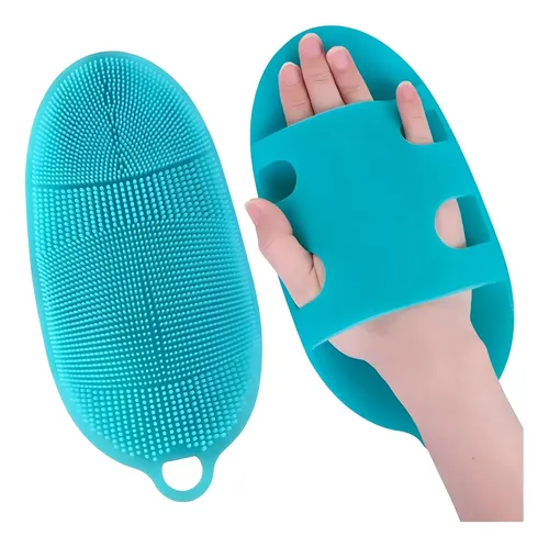 Guante Silicona Exfoliante Ducha Baño Corporal Facial