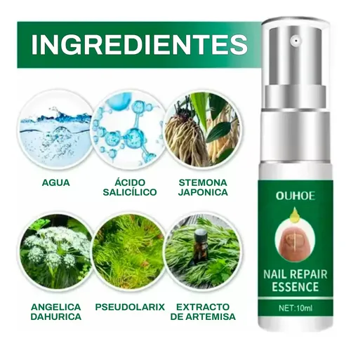 Tratamiento Uñas Hongos Piel Seca Picazón Natural Micosis