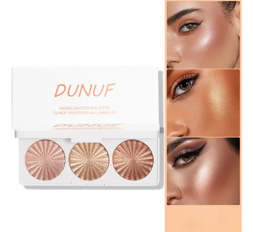 Paleta Iluminadora Dunuf X3 Tonos Profesional