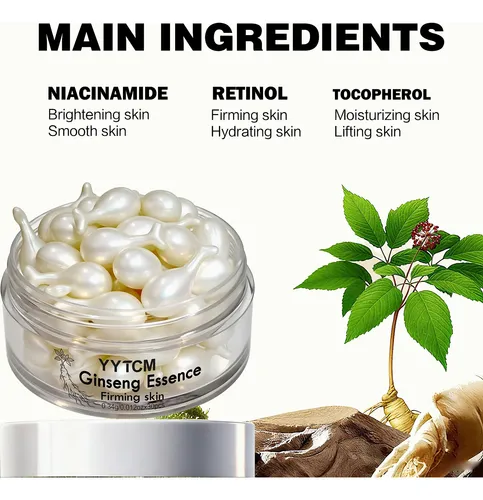 Esencia De Ginseng Hidratante Antienvejecimiento Yytcm, 0,34 Todo Tipo De Piel Día/noche