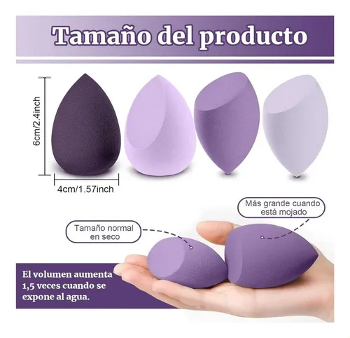 .sjx Paquete De Esponjas Para Maquillaje Lote 36 Piezas..