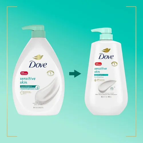Gel De Baño Dove Para Piel Sensible Hipoalergénico 900 Ml