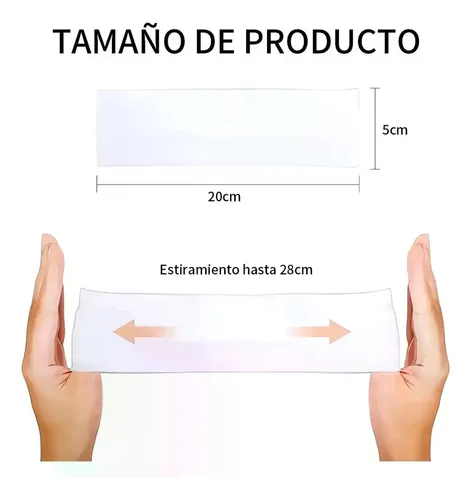/paquete De 20 Bandas Deportivas Absorbentes Para Sudor. &