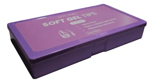 Tips Soft Gel Almendra Medianas Prelimadas Caja X600u C.girl