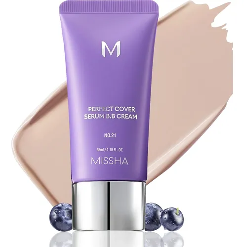 M Perfect Cover Serum Bb Cream No.21 Light Beige – Light No.21 (light Beige)