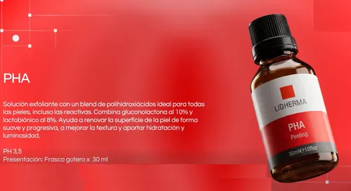 Peeling Lidherma Gluconolactona 10% Ácido Lactobiónico 8%