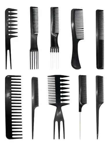 Set Peines Térmicos Profesional Peluquería X 10 Unidades