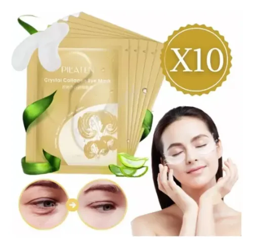 Mascarilla Hidratante De Colageno Ojos Ojeras Parche X10u