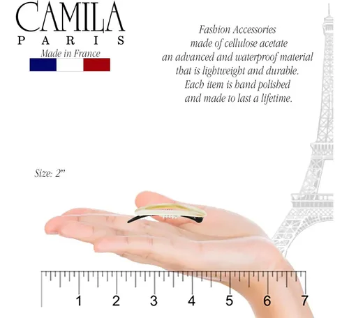Clip De Barrette Para Cabello Camila Paris Cp1994-2 Beige