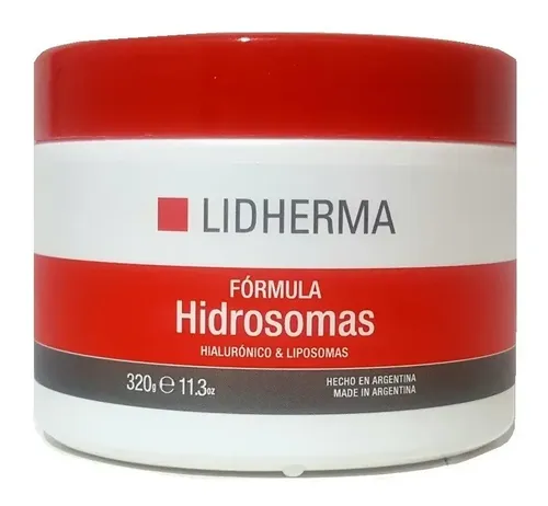 Lidherma Hidrosomas gel liposomado hidratante acido hialuronico 320g día/noche tipo de piel grasa/mixta