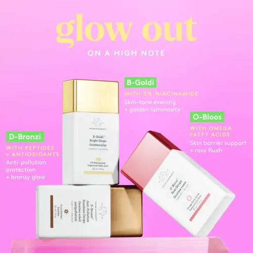 Rubor Liquido O-bloos Rosi Glow Drops Drunk Elephant – Tipo de piel Todo tipo de piel
